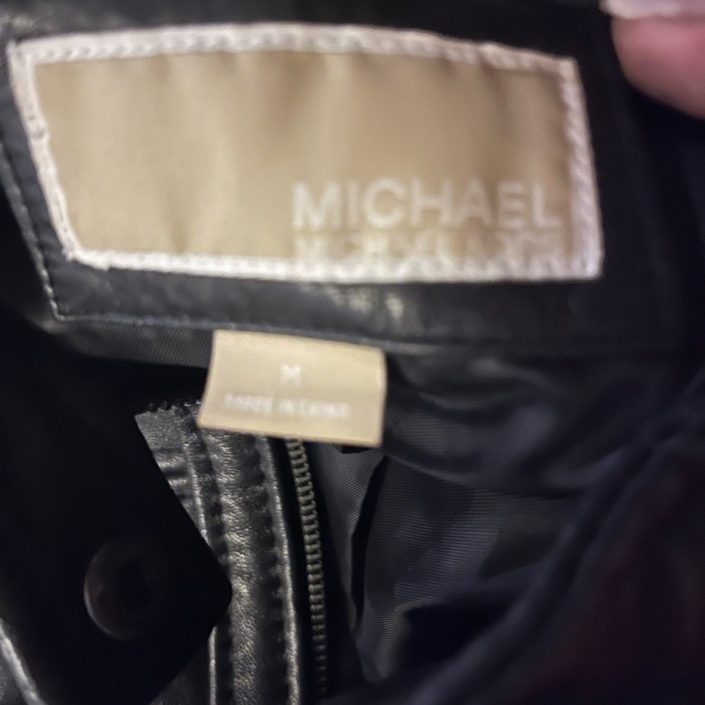 Michael Kors Black Leather Jacket